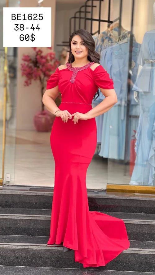 Платье ONSLINE (Red, модель BE1625) оптом