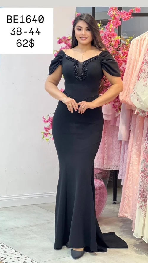 Платье ONSLINE (Black, модель BE1640) оптом