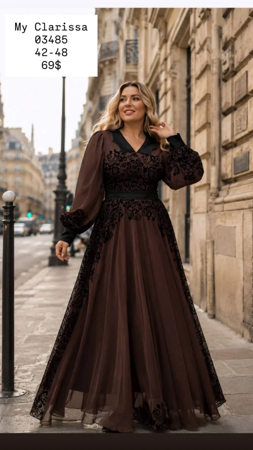 Платье ONSLINE (Black, модель 3485) оптом