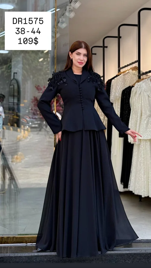 Костюмы и комплекты ONSLINE (Black, модель DR1575) оптом