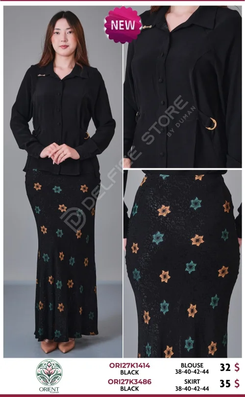 Юбка ORIENT (Black, модель ORI27K3486) оптом