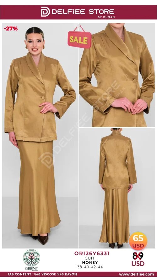 Костюм, ORIENT, HONEY, модель ORI26Y6331, женская одежда оптом из Турции, Лалели