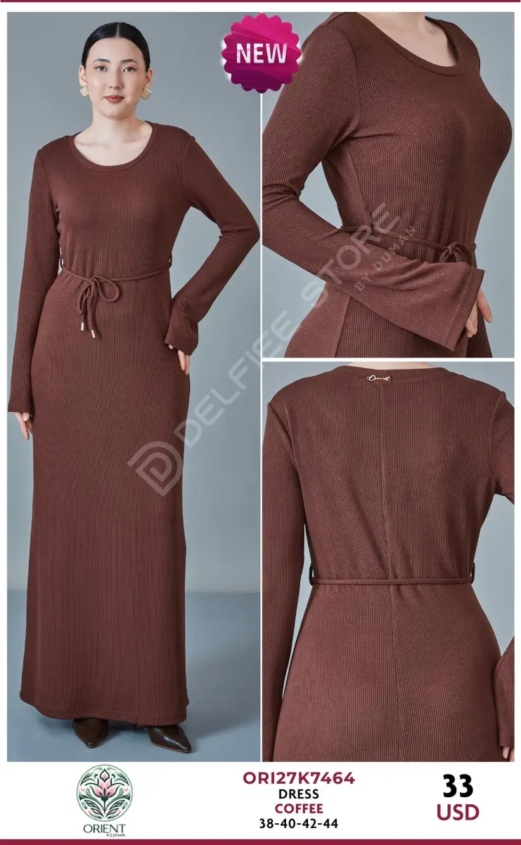 Платье ORIENT (Brown, модель ORI27K7464) оптом
