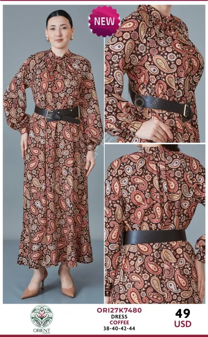 Платье ORIENT (Brown, модель ORI27K7480) оптом