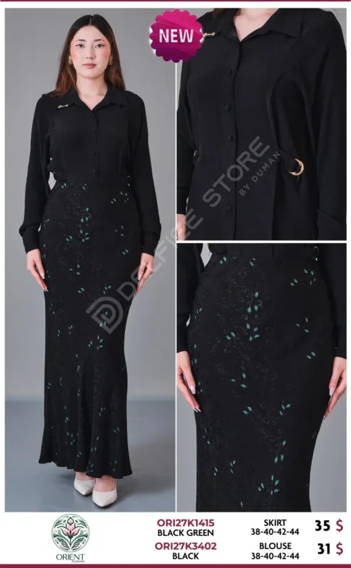 Блузка ORIENT (Black, модель ORI27K3402) оптом