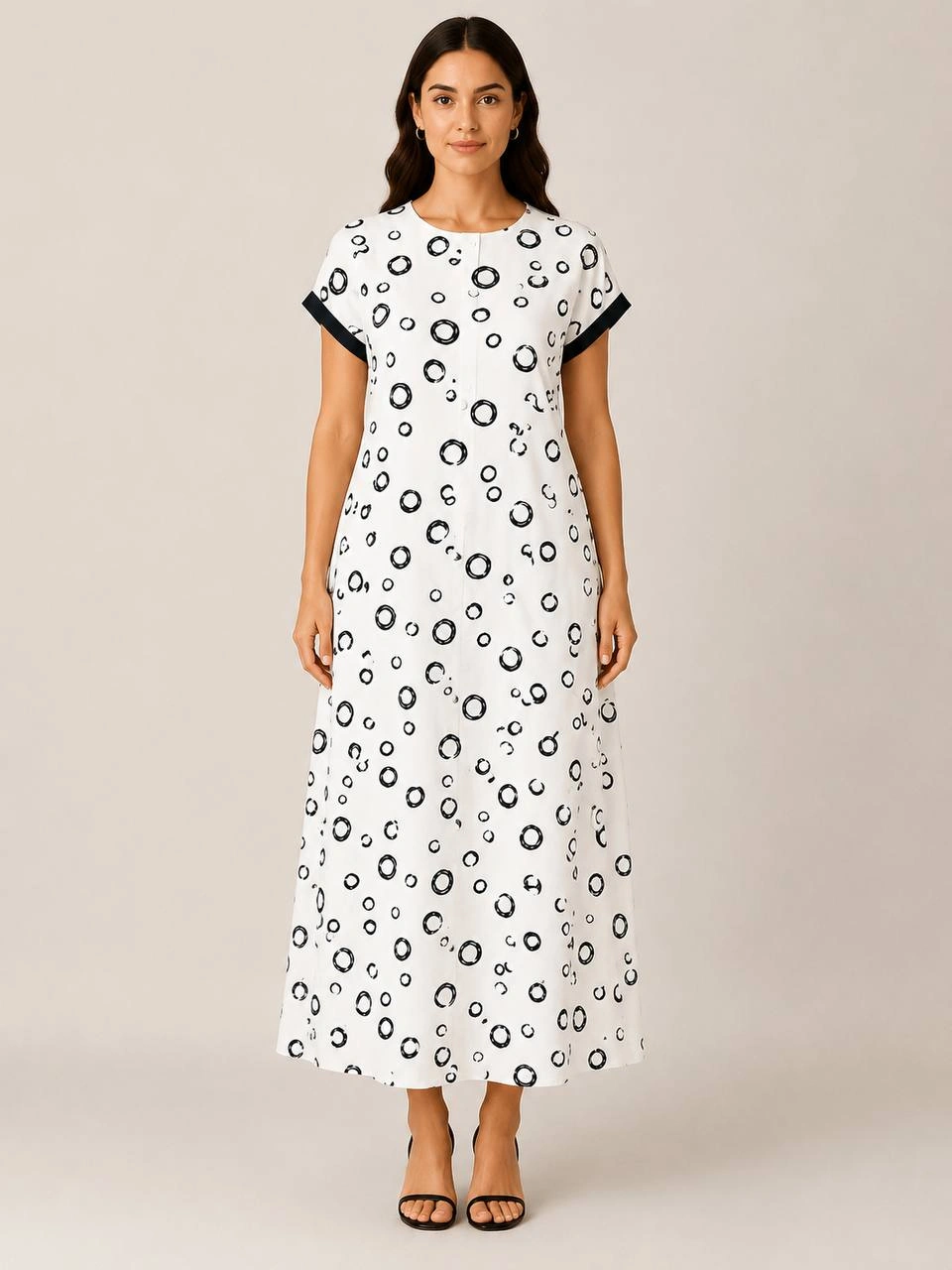 Платье Outlet (White, модель DSW-26-DRS-0014) оптом