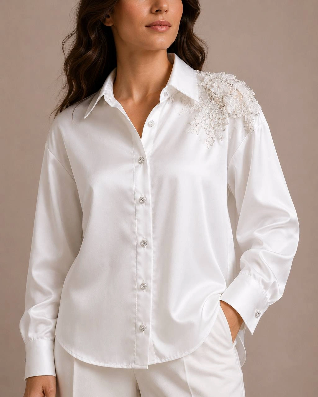 Рубашка Outlet (White, модель DSW-26-SHR-0002) оптом