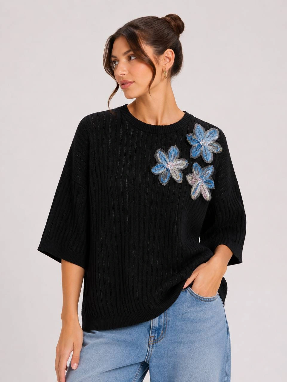Свитер Outlet (Black, модель DSW-26-SWT-0060) оптом