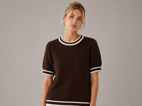Свитер Outlet (Коричневый, модель DSW-26-SWT-0006) оптом