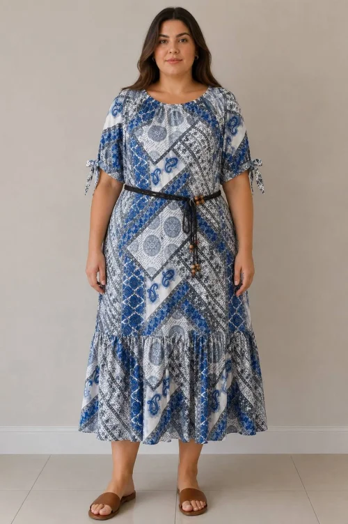 Платье Outlet (Blue, модель DSW-26-DRS-0009) оптом