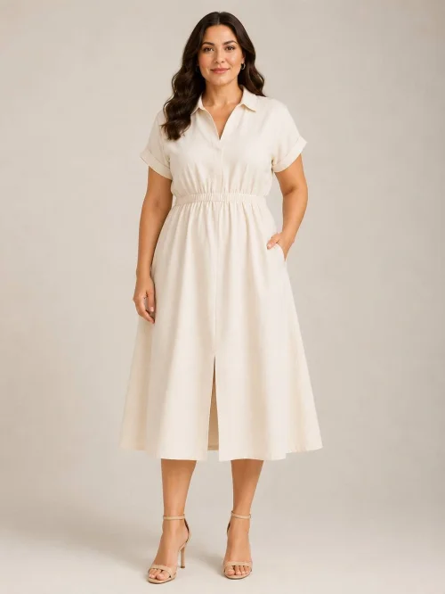 Платье Outlet (Beige, модель DSW-26-DRS-0013) оптом