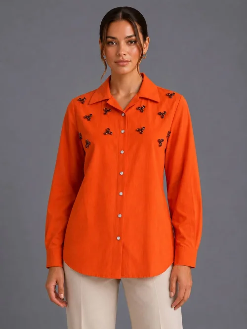 Рубашка Outlet (Oranj, модель DSW-26-SHR-0007) оптом