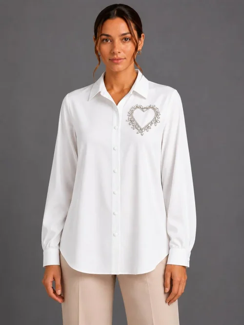 Рубашка Outlet (White, модель DSW-26-SHR-0008) оптом