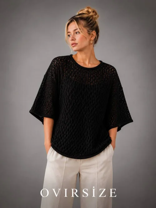 Свитер Outlet (Black, модель DSW-26-SWT-0023) оптом