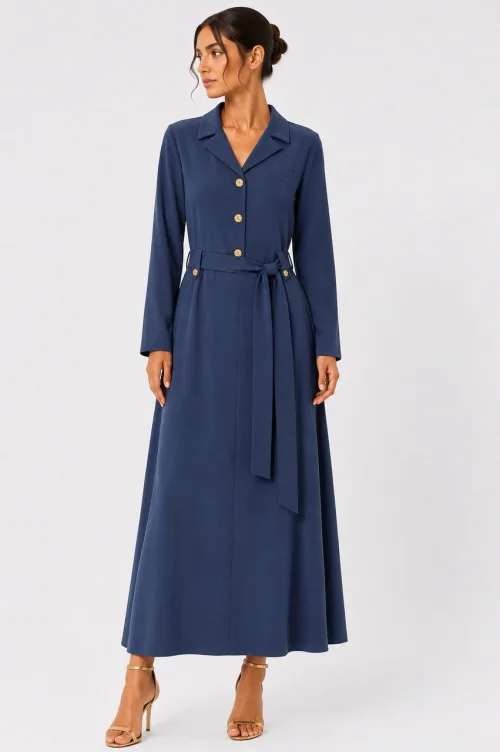 Платье Outlet (KOYU LACİVERT, модель DSW-26-DRS-0021) оптом