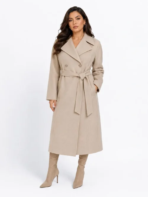 Пальто Outlet (Beige, модель DSW-26-COT-0003) оптом