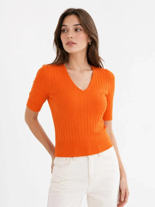 Свитер Outlet (Orange, модель DSW-26-SWT-0047) оптом