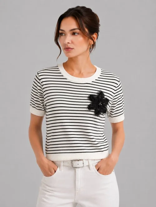 Свитер Outlet (White, модель DSW-26-SWT-0050) оптом