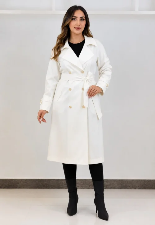 Тренч Outlet (White, модель DSW-26-TRE-0004) оптом