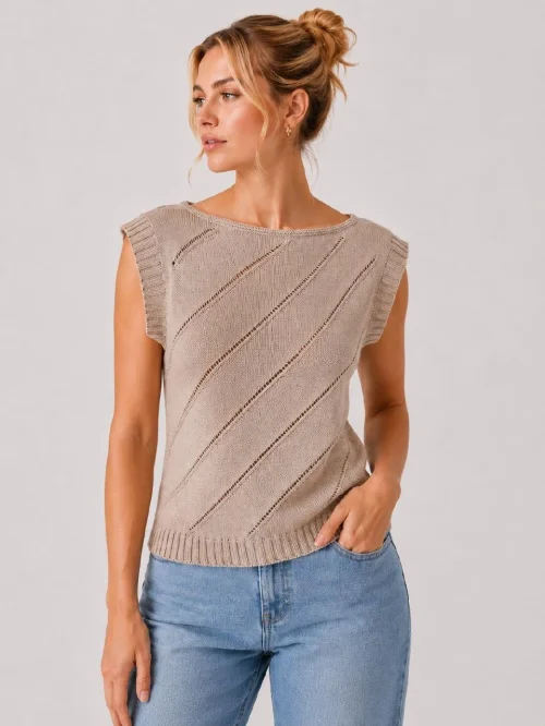 Свитер Outlet (Beige, модель DSW-26-SWT-0078) в розницу