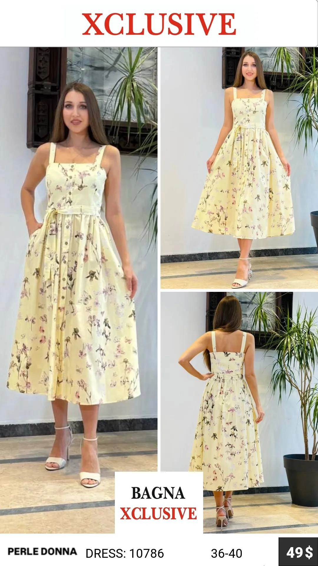 Платье, Perle Donna, Белый, модель 10786, женская одежда оптом из Турции, Лалели