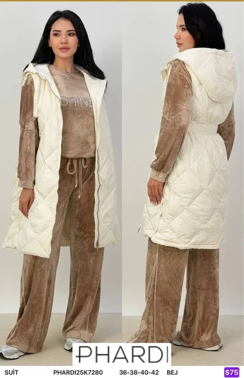 Костюмы и комплекты PHARDI (Beige, модель PHARDI25K7280) оптом