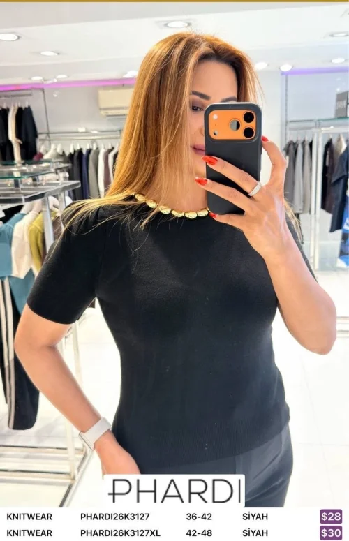 Трикотаж PHARDI (Черный, модель PHARDI26K3127XL) оптом