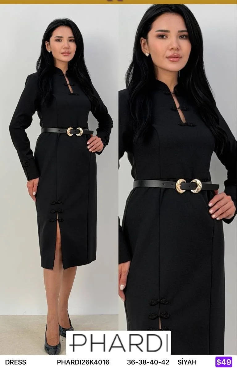 Платье PHARDI (Black, модель PHARDI26K4016) оптом