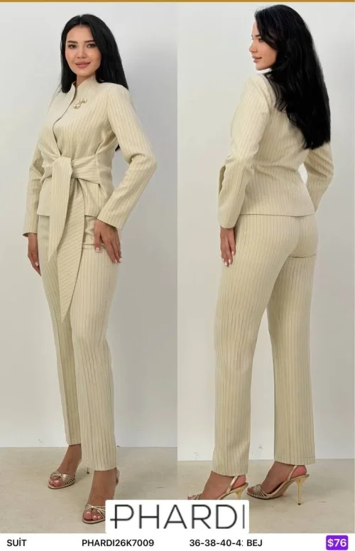 Костюмы и комплекты PHARDI (Beige, модель PHARDI26K7009) оптом