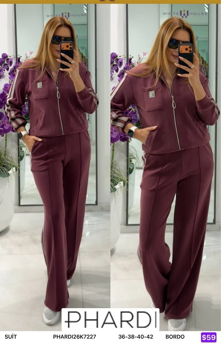 Костюмы и комплекты PHARDI (Burgundy, модель PHARDI26K7227) оптом