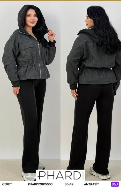 Жакет PHARDI (Dark gray, модель PHARDI26K5003) оптом