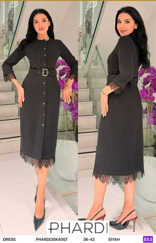Платье PHARDI (Black, модель PHARDI26K4007) оптом