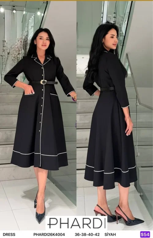 Платье PHARDI (Black, модель PHARDI26K4004) оптом