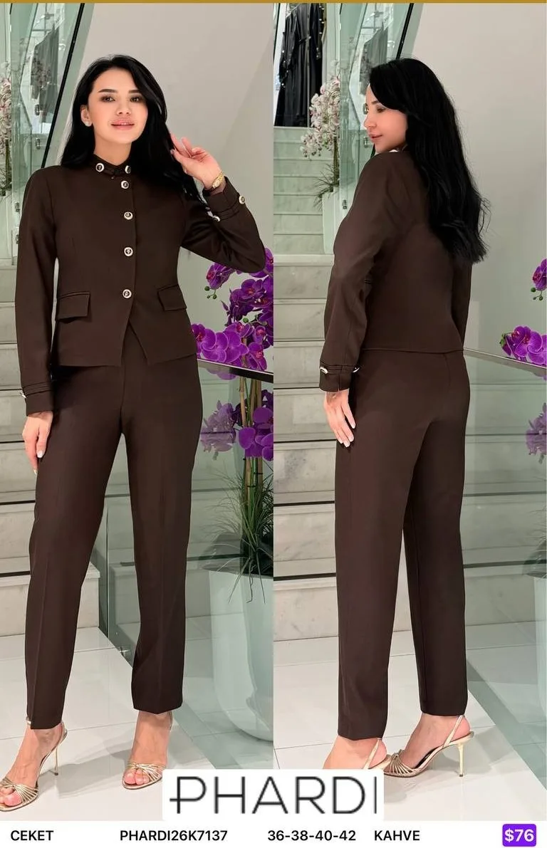 Жакет PHARDI (Brown, модель PHARDI26K7137) оптом