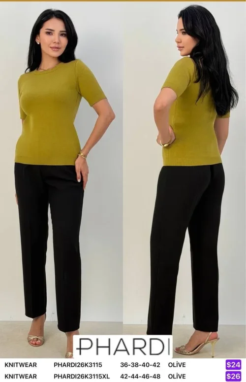 Трикотаж PHARDI (Olive, модель PHARDI26K3115) оптом