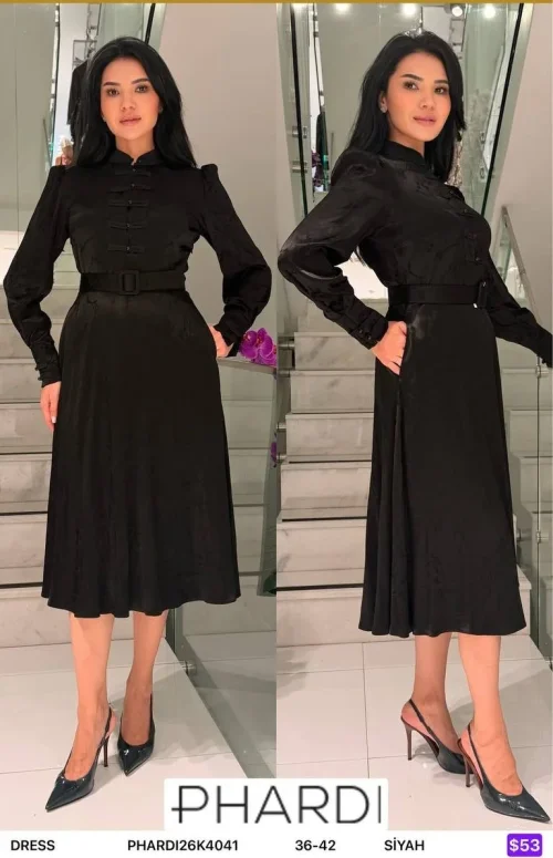 Платье PHARDI (Black, модель PHARDI26K4041) оптом