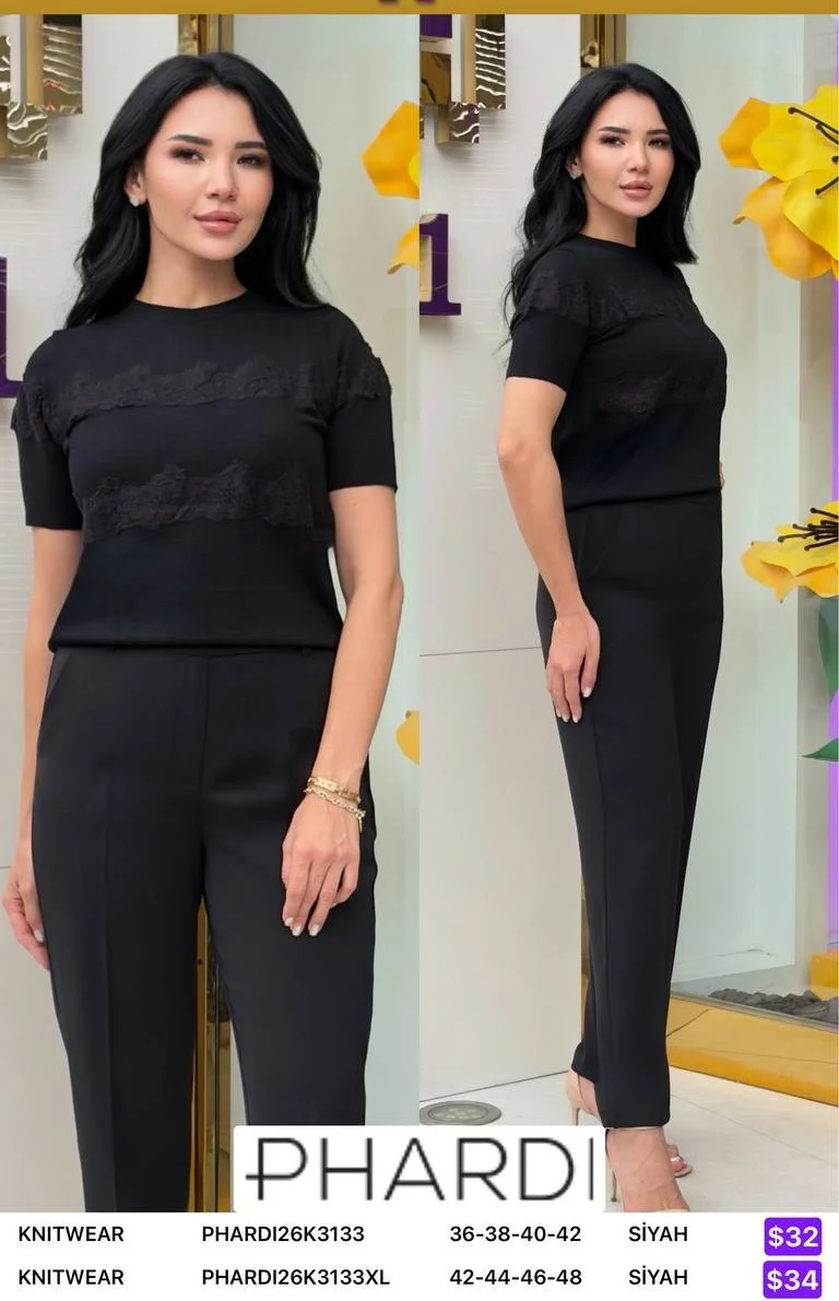 Трикотаж PHARDI (Black, модель PHARDI26K3133XL) оптом