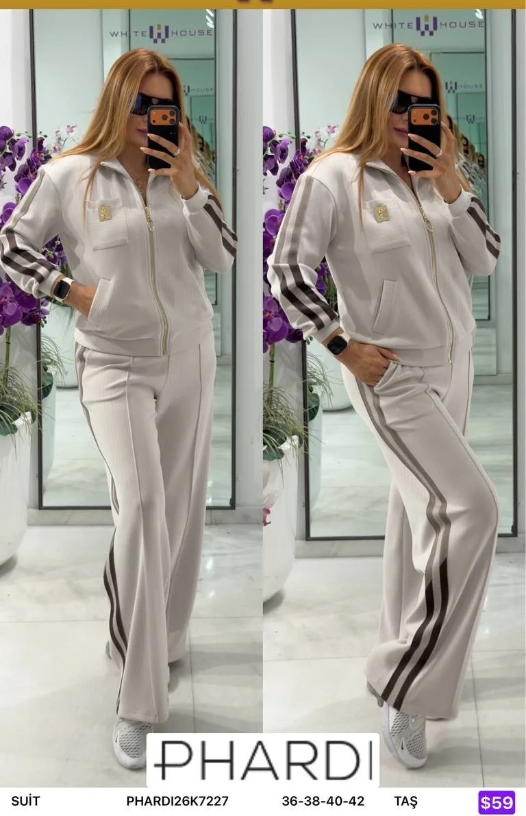 Костюмы и комплекты PHARDI (Light gray, модель PHARDI26K7227) оптом