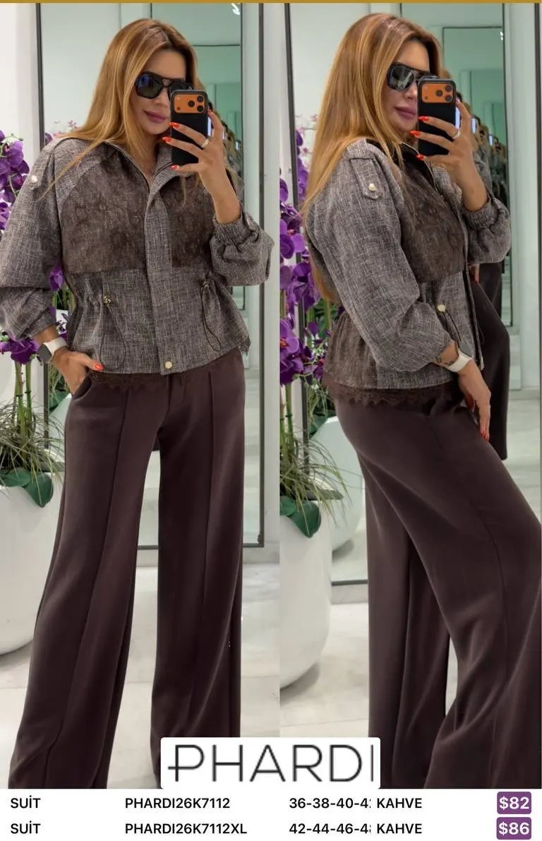 Костюмы и комплекты PHARDI (Brown, модель PHARDI26K7112XL) оптом