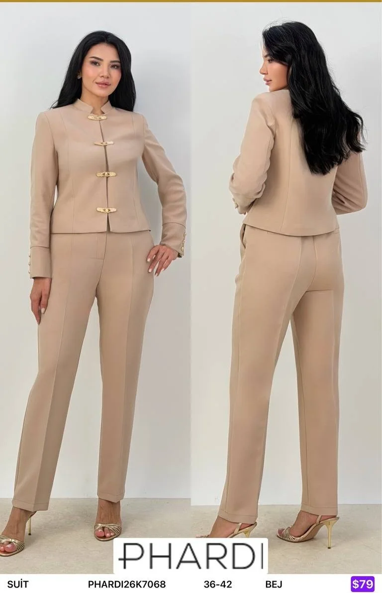 Костюмы и комплекты PHARDI (Beige, модель PHARDI26K7068) оптом