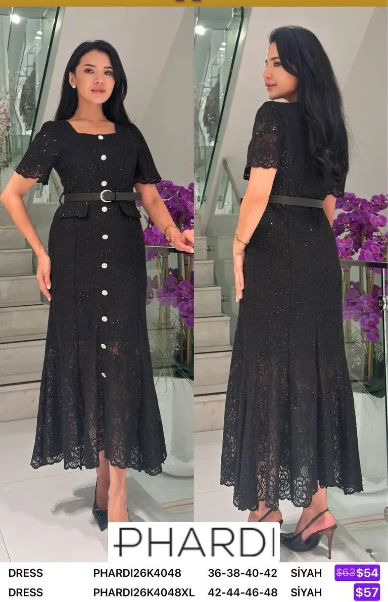 Платье PHARDI (Black, модель PHARDI26K4048) оптом