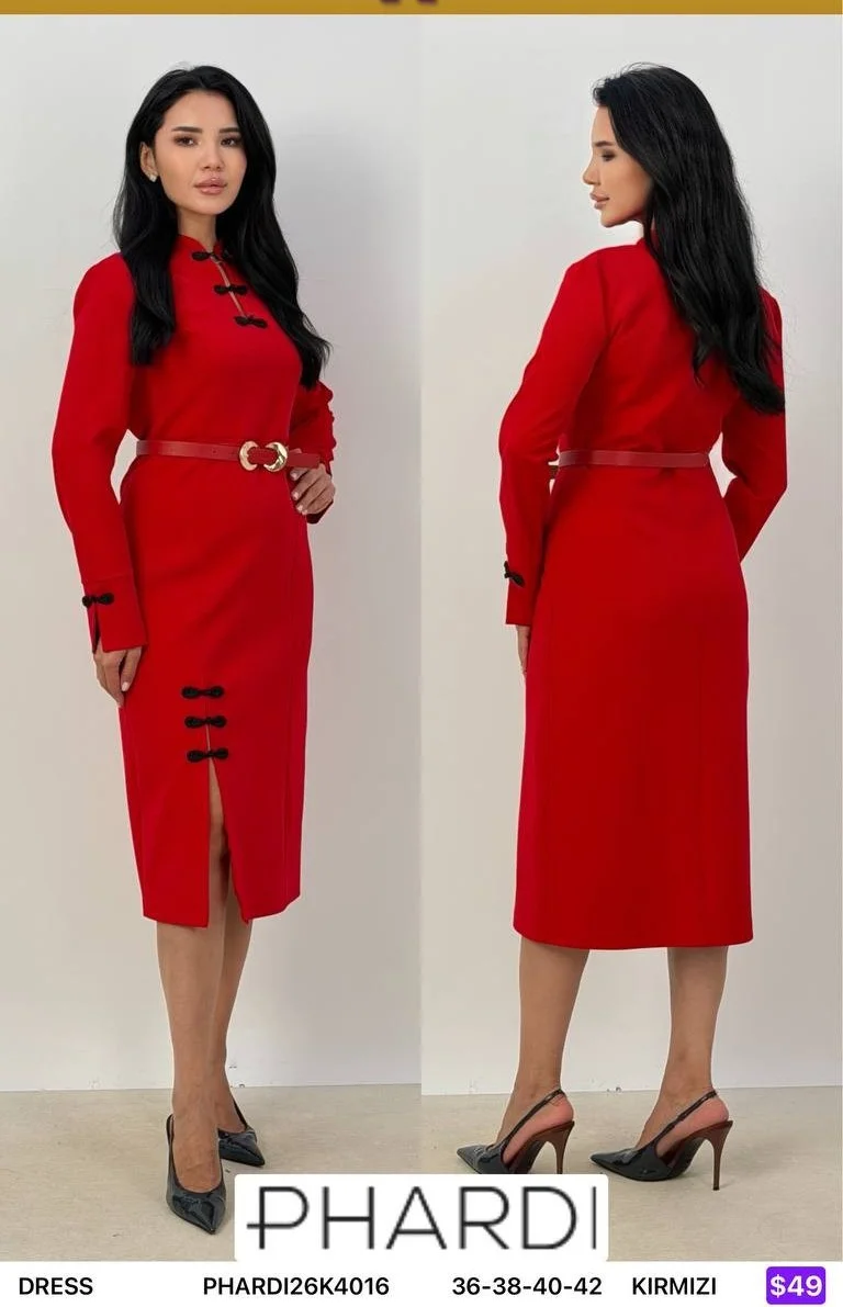 Платье PHARDI (Red, модель PHARDI26K4016) оптом