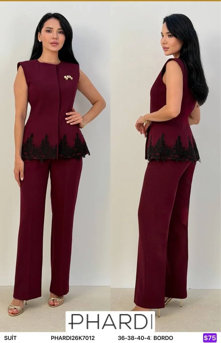Костюмы и комплекты PHARDI (Burgundy, модель PHARDI26K7012) оптом