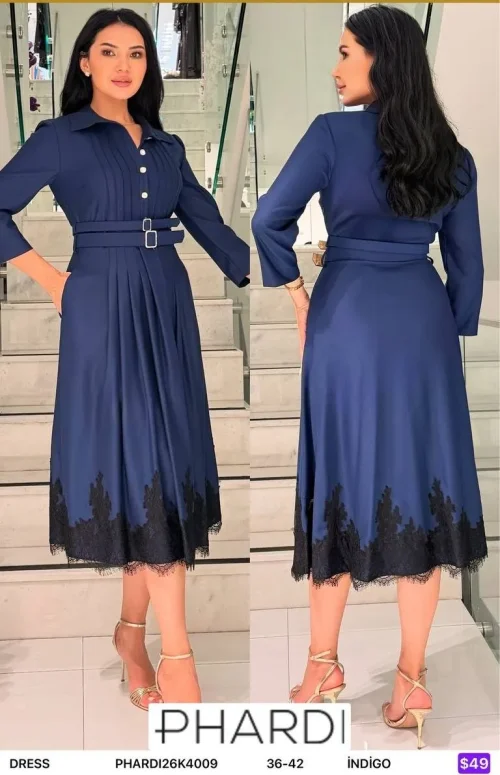 Платье PHARDI (Navy, модель PHARDI26K4009) оптом