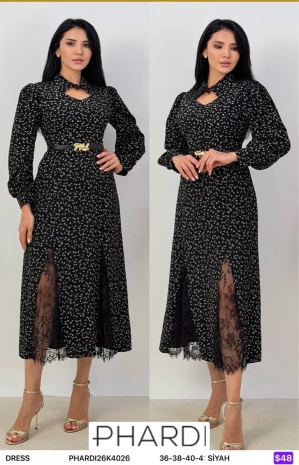 Платье PHARDI (Black, модель PHARDI26K4026) оптом