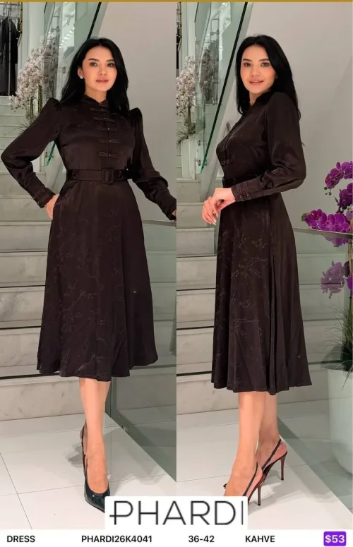 Платье PHARDI (Brown, модель PHARDI26K4041) оптом