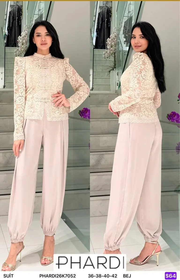 Костюмы и комплекты PHARDI (Beige, модель PHARDI26K7052) оптом