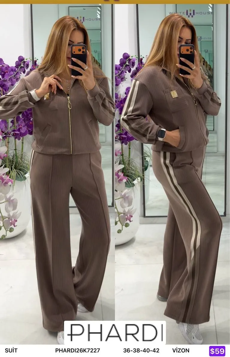 Костюмы и комплекты PHARDI (Beige, модель PHARDI26K7227) оптом