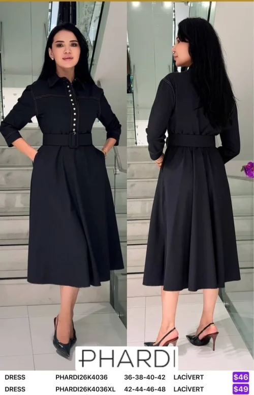 Платье PHARDI (Navy, модель PHARDI26K4036) оптом