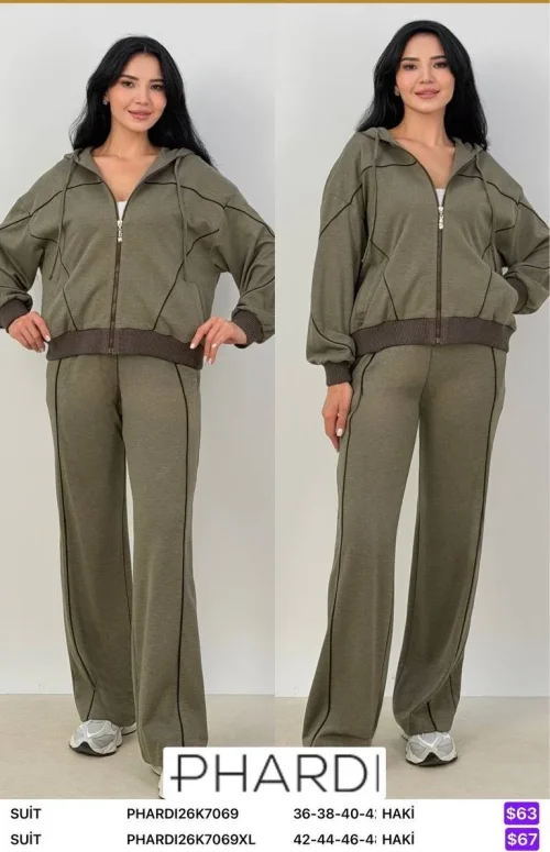 Костюмы и комплекты PHARDI (Olive, модель PHARDI26K7069) оптом